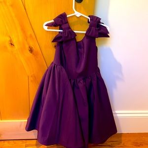 Janie and Jack girls party dress in purple, size 4. NWT, Tulle petticoat.